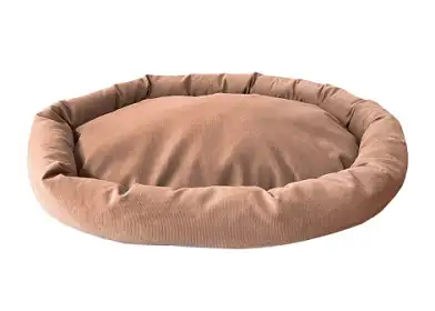 HOMEPET Микровелюр Golden stone лежак карамельный для собак и кошек
