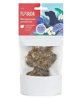 FLORIDA лакомство для собак Мясной трюфель с яблоками