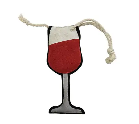Купить bow wow замшевая игрушка мягко-набивная Винный бокал